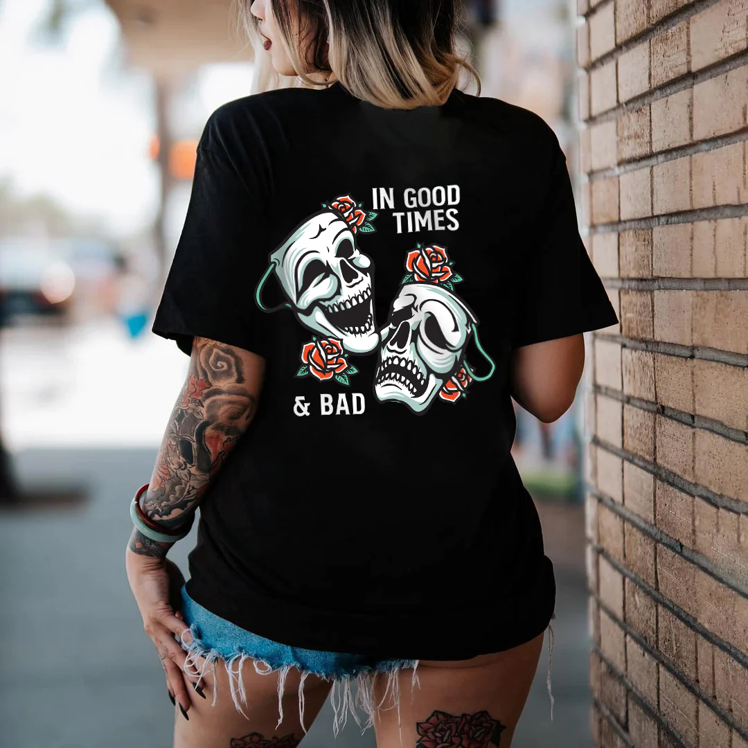 IN GOOD TIMES PRINTING WOMEN'S PREMIUM T-SHIRT